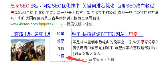 seo网站心得之网站被镜像,如何向百度反馈?