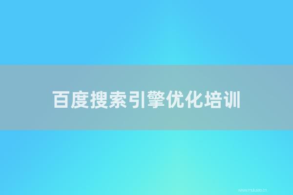 杭州seo博客：百度搜索引擎优化培训：让您的网站关键词快速进入百度首页！