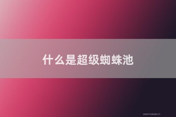 seo技术博客:怎样是超级蜘蛛池?做SEO如何使用超级蜘蛛池?