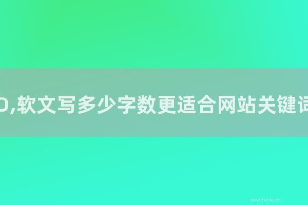 seo技术博客:做网站SEO,软文写多少字数更适合网站关键词排名优化?